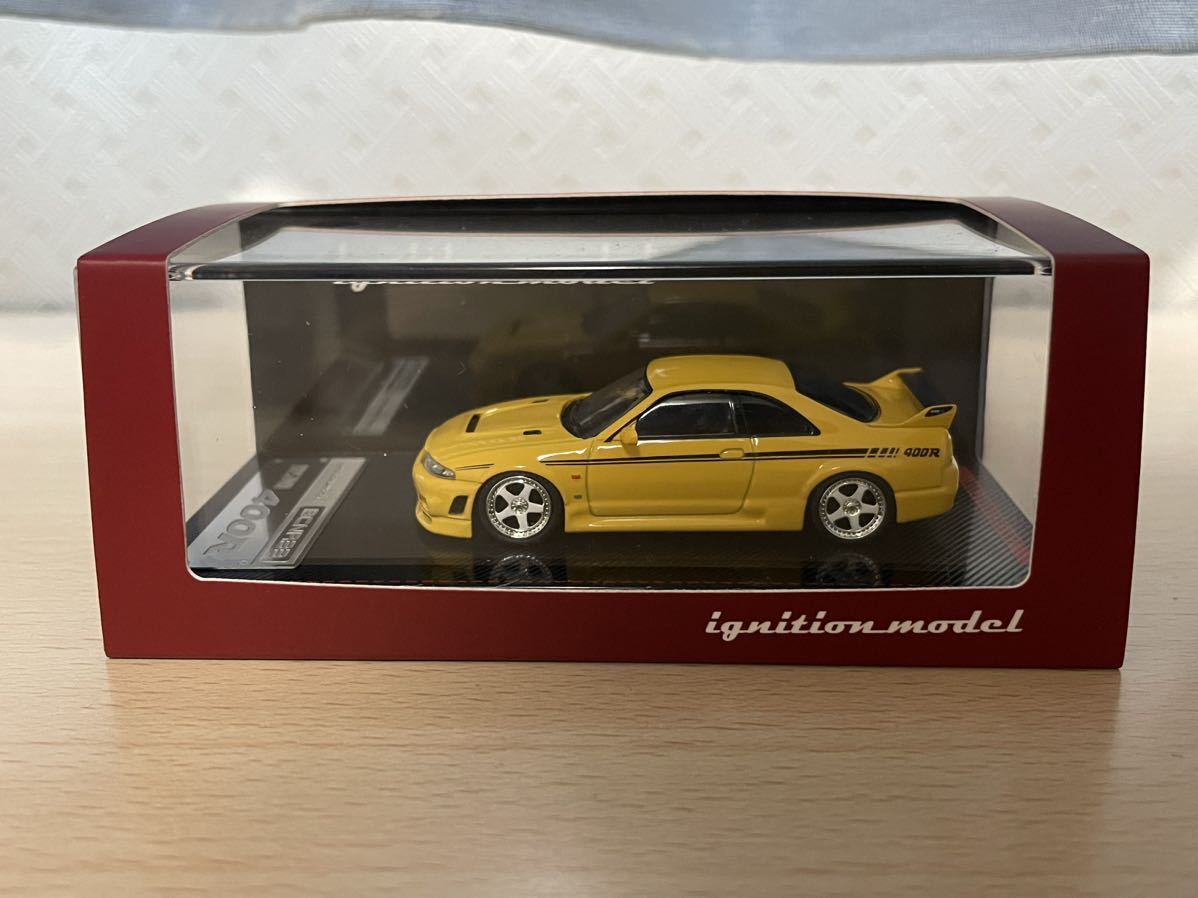 イグニッションモデル 1/64 Nismo R33 GT-R 400R Yellow IG 2502