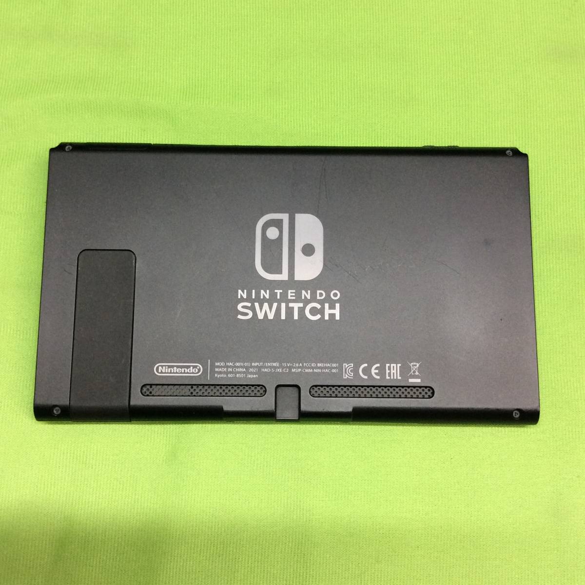 1円スタート!/動作品】☆Nintendo Switch 本体 新モデル[ネオンブルー