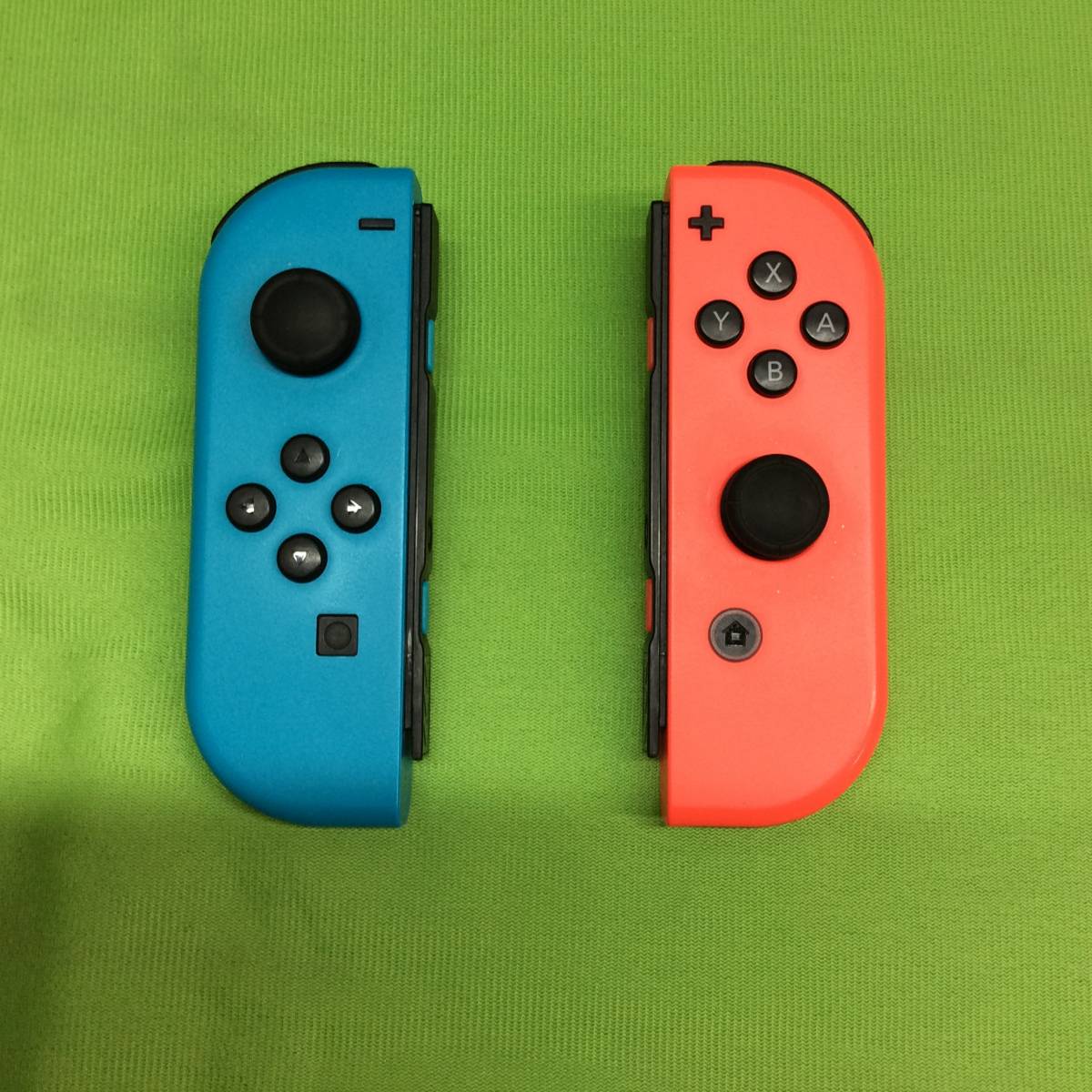 1円スタート!/動作品】☆Nintendo Switch 本体 新モデル[ネオンブルー