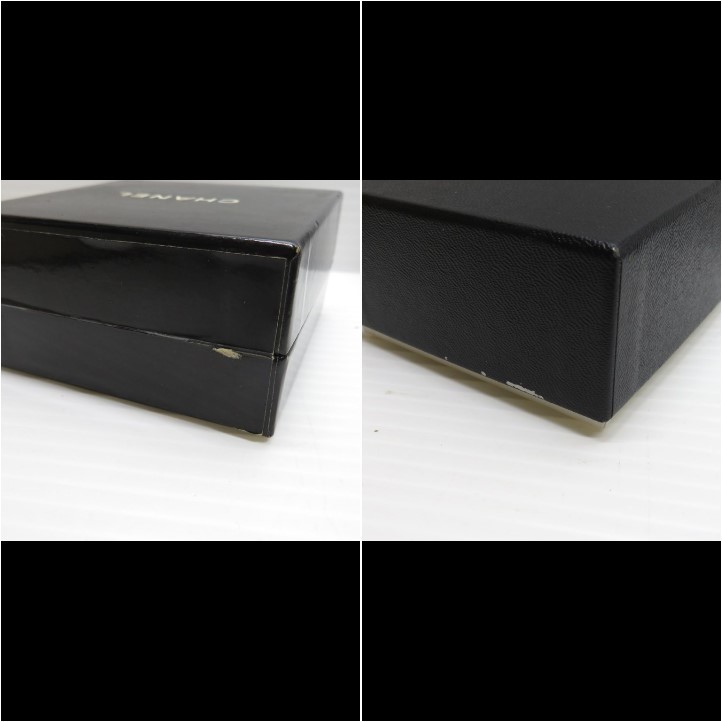 シャネル CHANEL ココマーク 黒 ゴールド金具 マトラッセ アクセサリー