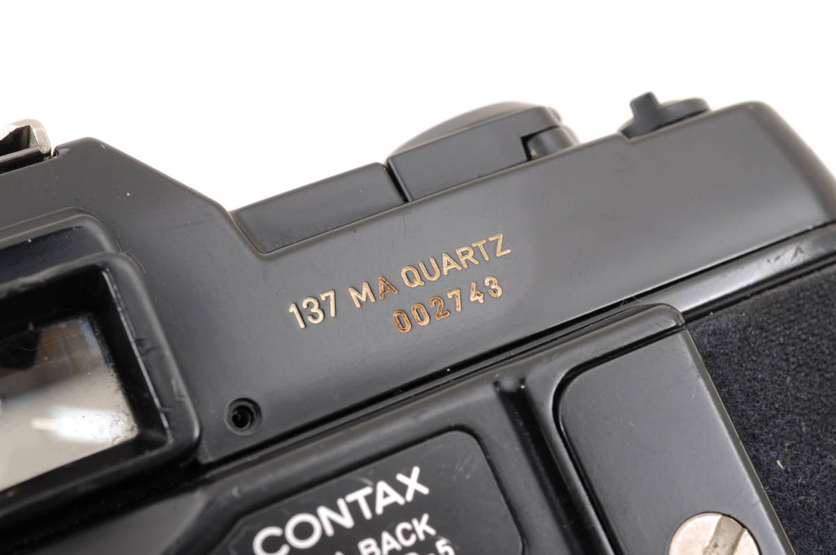 KJK33]動作品 コンタックス 137 MA QUARTZ フィルム一眼レフカメラ