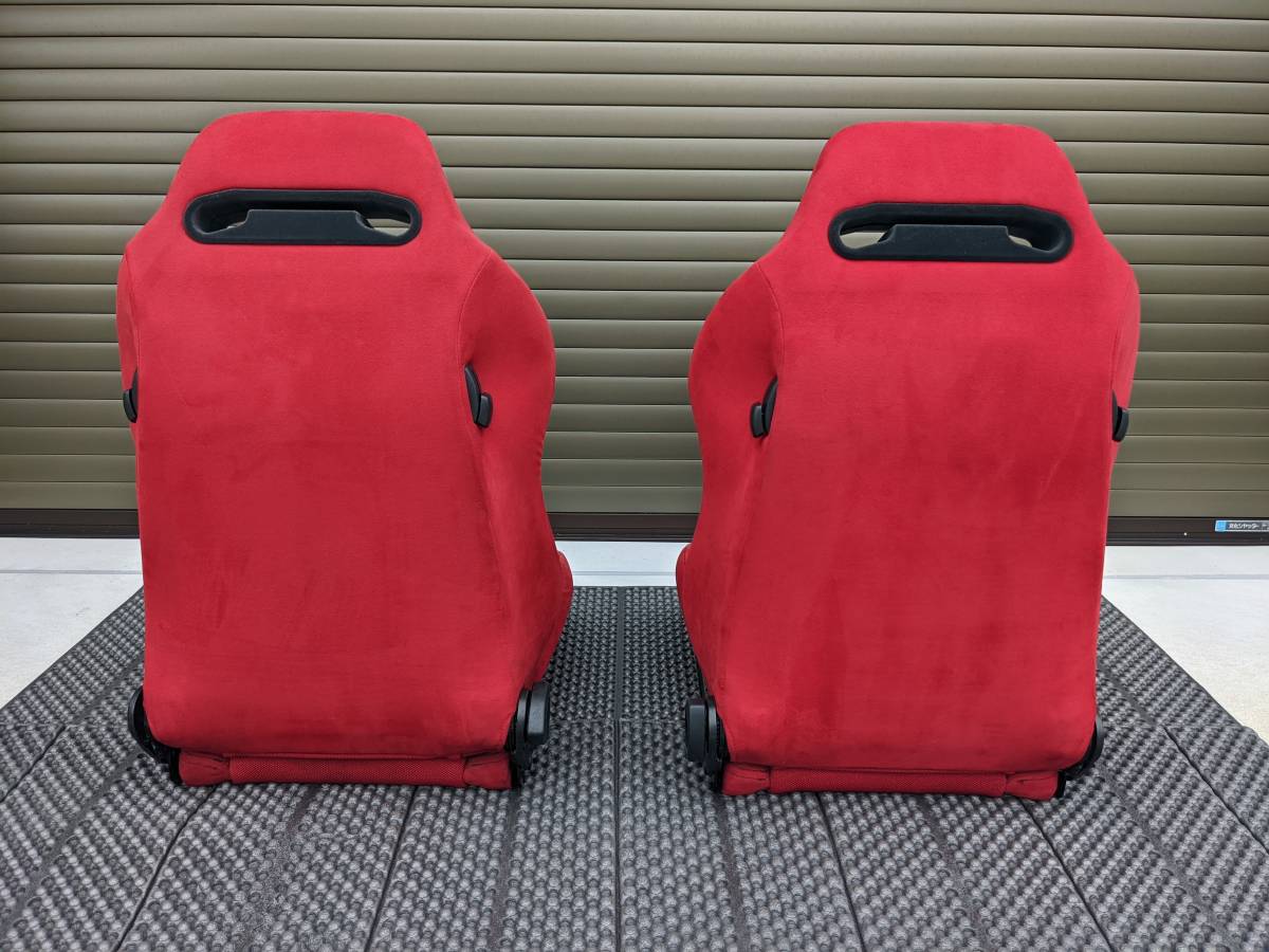 流用に！1円～！】DC2 インテグラタイプR純正 RECARO SR-3 レッド 破れ 
