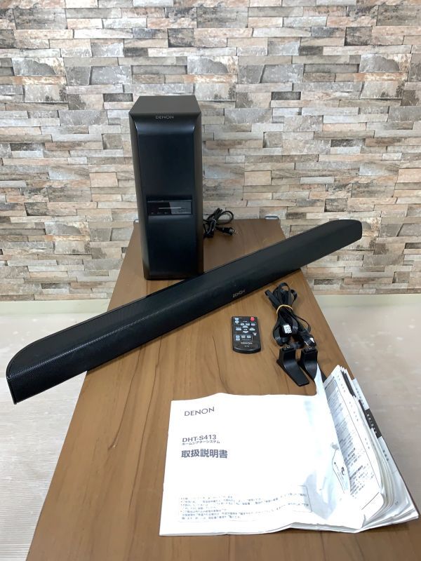 8514 動作品 Denon ホームシアタースピーカー DHT-S413 2026年最新