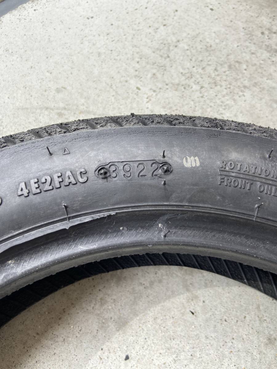 SHINKO シンコー レインタイヤ 中古前後セット SR613 100/90-12 49J 