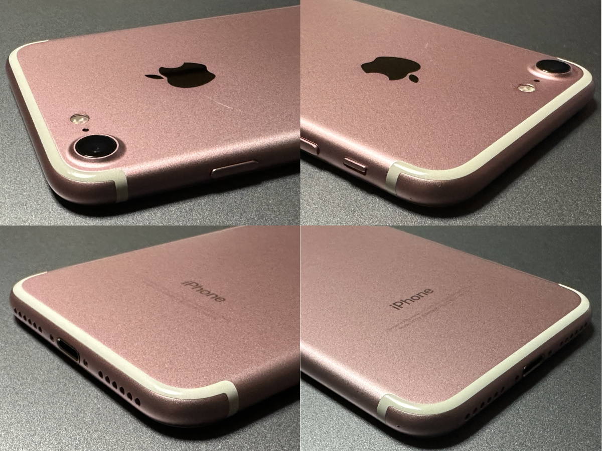 iPhone7 ローズゴールド 128GB SIMロック無し 128GB iPhone7 ローズ