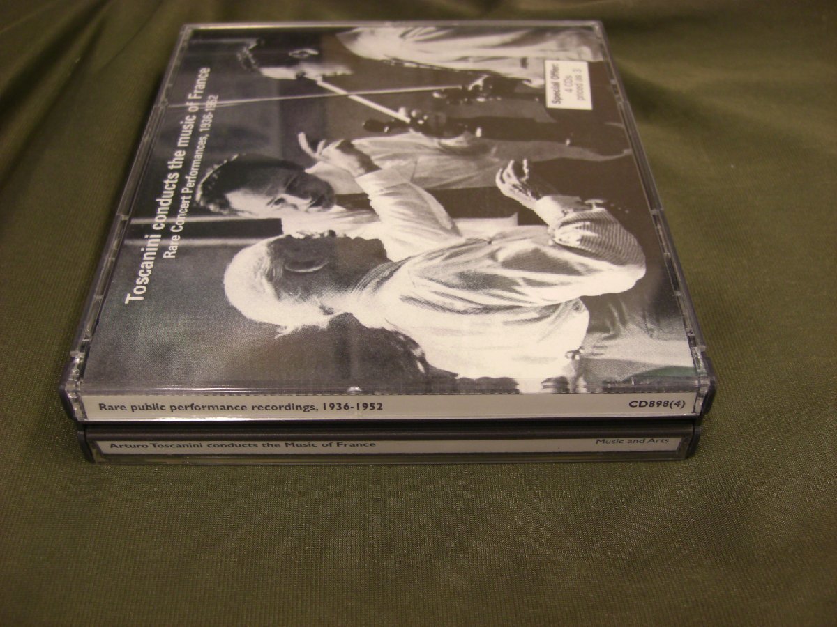 ☆[M & A CD898] トスカニーニ フランス音楽録音集 (1936-52年ライヴ
