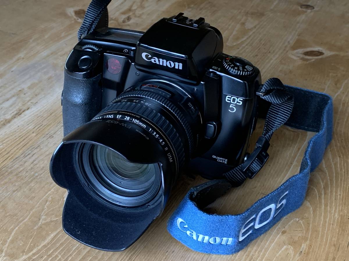 EF EOS 28-105mm Canon 0 F3.5-4.5 USM ZOOM Camera + キヤノン Film ⁄