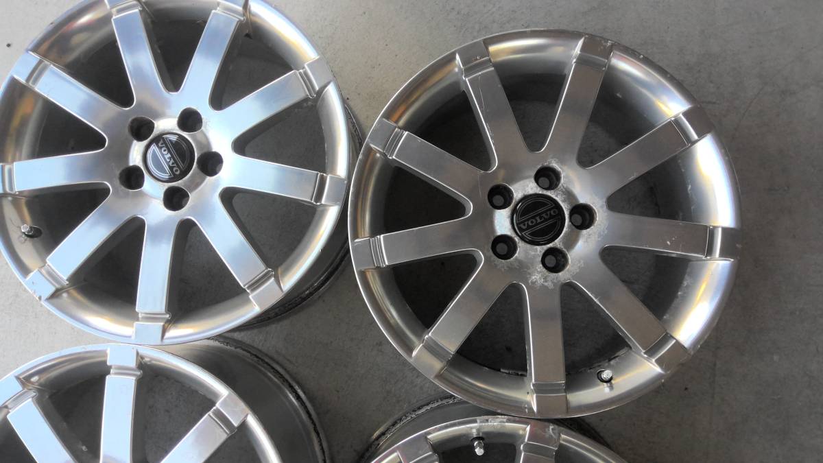 ボルボ V70 7.5Jx17 ＋49 PCD108 5H 純正アルミホイール 4本セット 品 