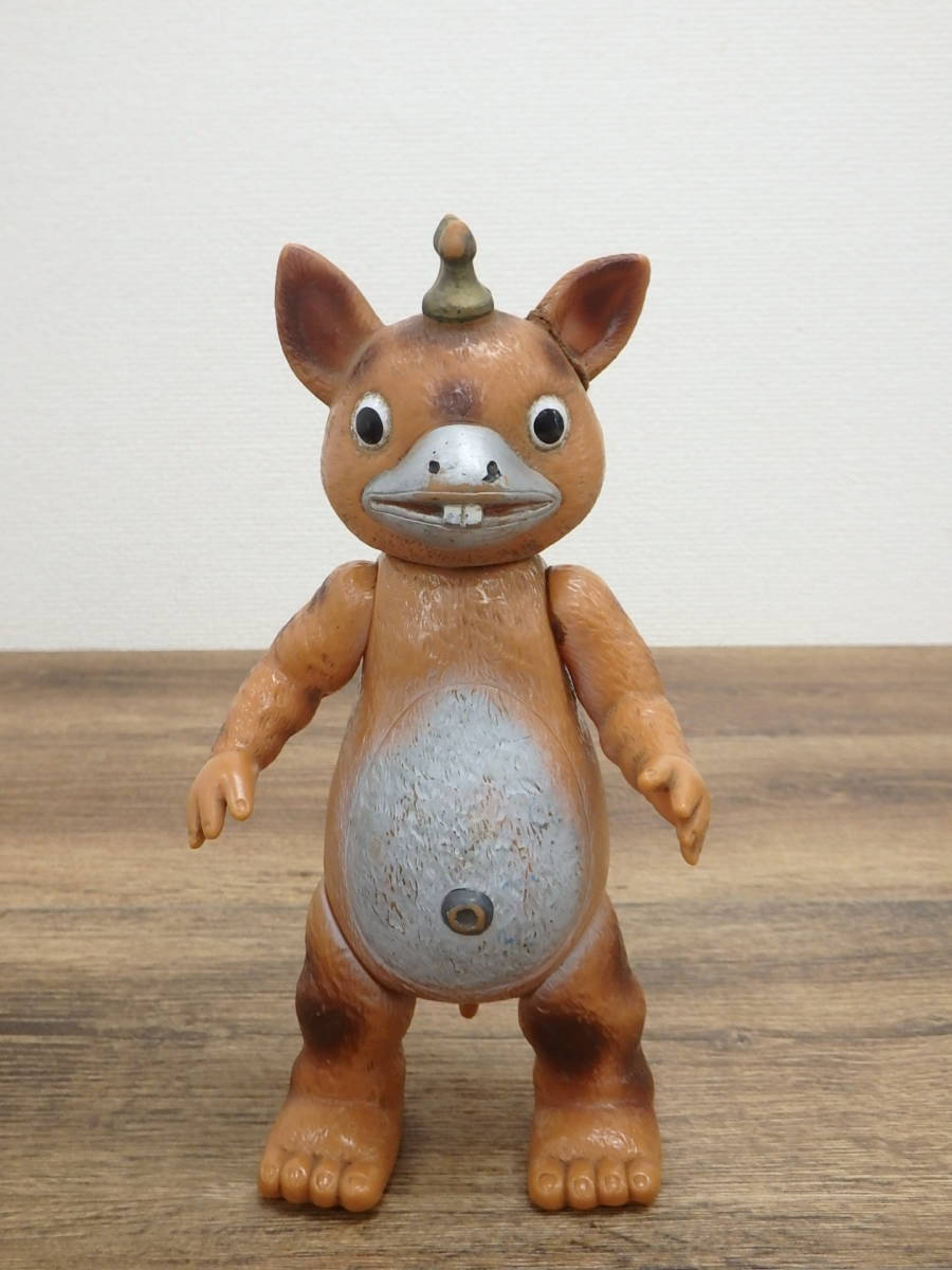 1円スタ】 マルサン 快獣ブースカ ソフビ 1期 全長約22㎝ 円谷プロ