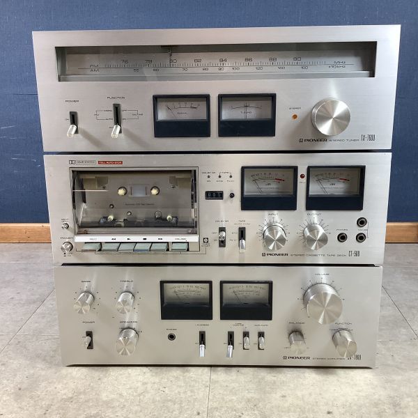 H4039【佐川2個口】一部動作品. PIONEER／パイオニア. ステレオ アンプ