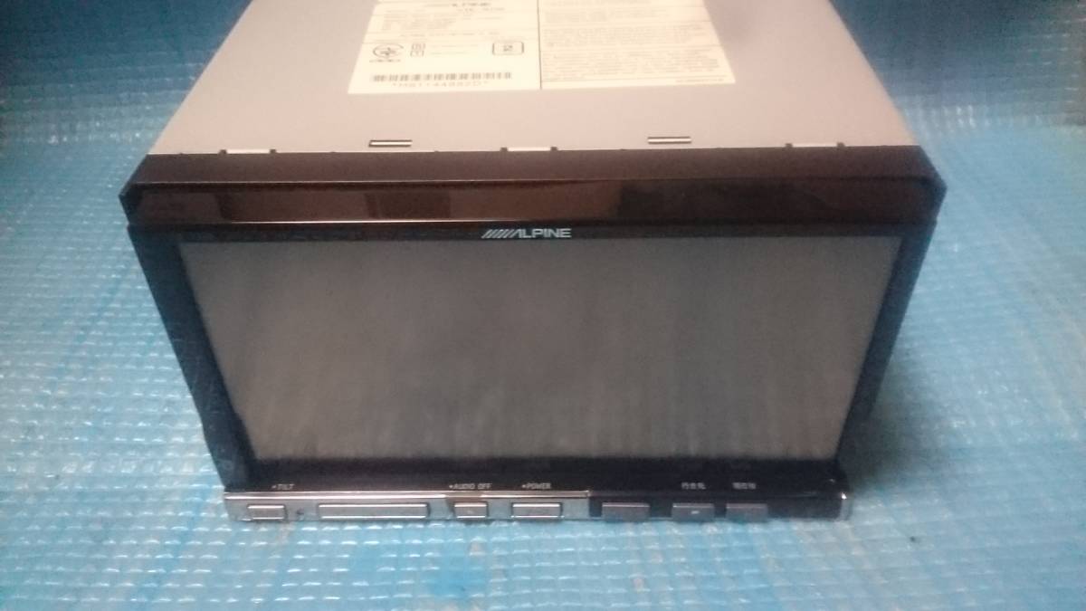 HDDナビ ALPINE VIE-X08 フルセグ アルパイン DVD SDカード ☆ALPINE フルセグTV・フィルム新品☆動作良好 Bluetooth VIE-X08S HDD - USB テレビ ナビとETC