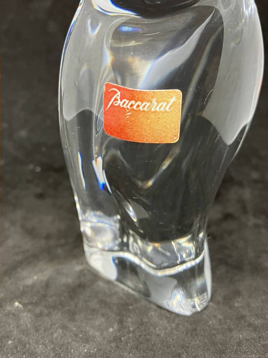 1円 希少 レア baccarat バカラ クリスタル フクロウ ふくろう 梟 置物