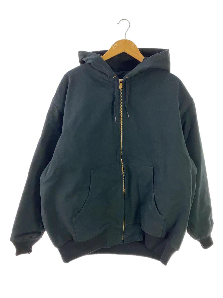 COMOLI◇コットンダック ジップパーカ/3/コットン/BLK/X01-01011 