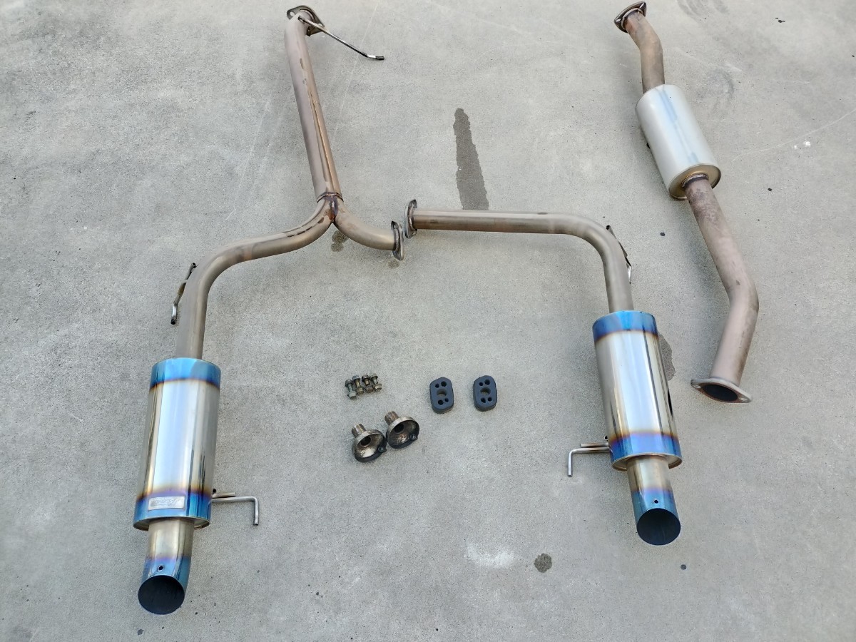 J'S RACING ジェイズレーシング R304 SUS エキゾーストデュアル 60RS