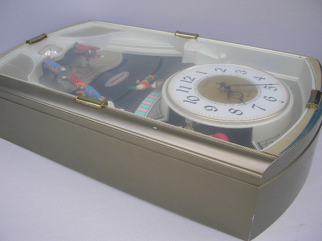 ☆動作品 セイコー SEIKO RE519G からくり時計 サーカスパレード