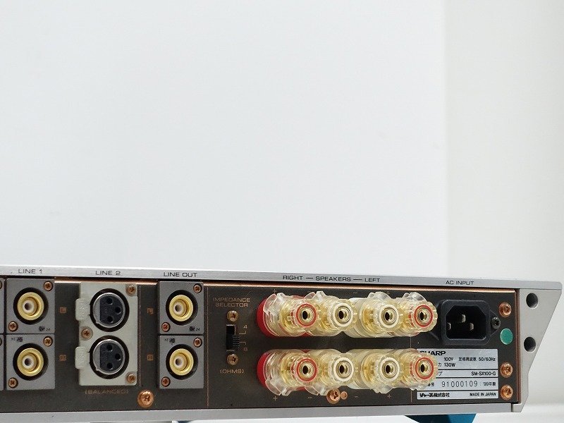 □□SHARP SM-SX100 1ビットアンプ プリメインアンプ シャープ