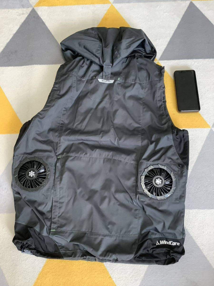 ワークマン空調服ベストタイプファンバッテリー30000mAhセット(作業服 