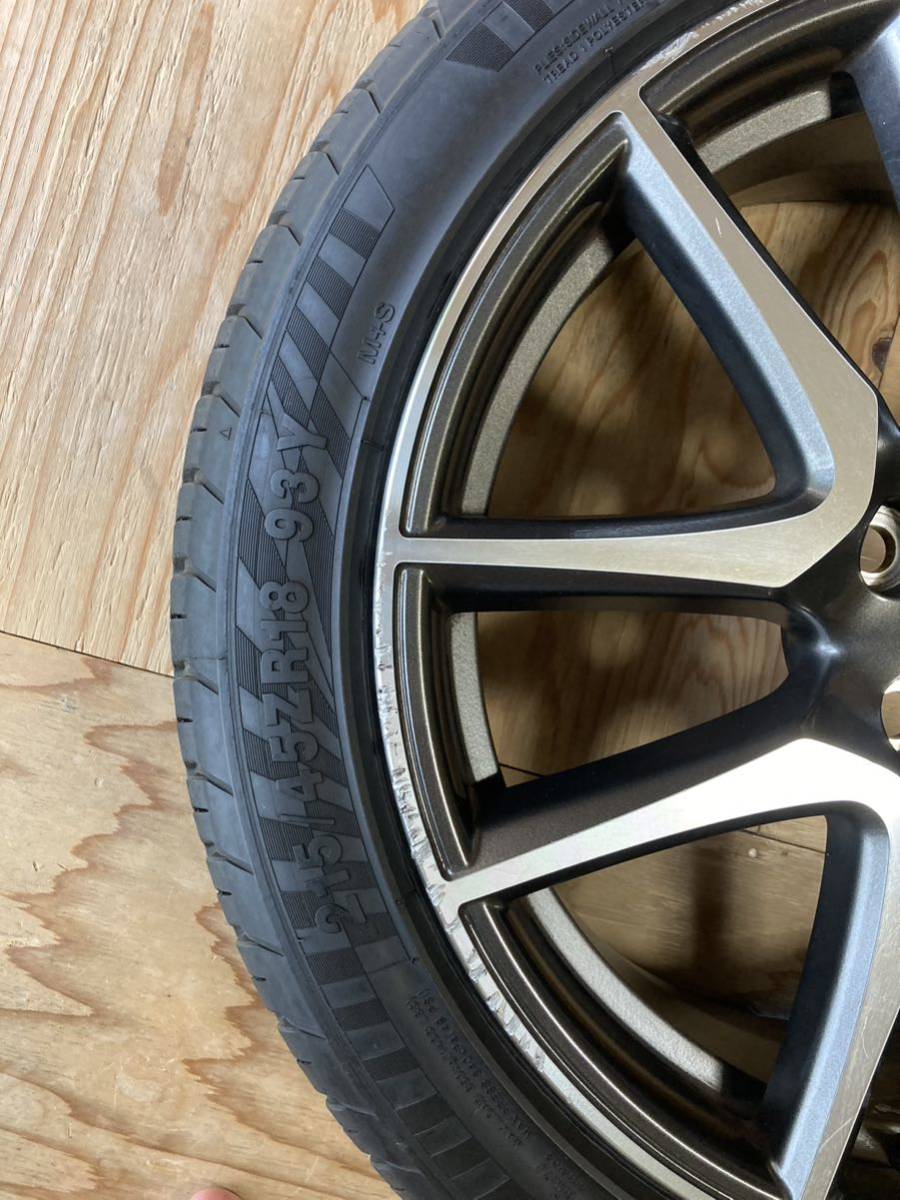 ノア ヴォクシー 0 g's 純正タイヤホイール Dimax R8 バリ山 純正 70系