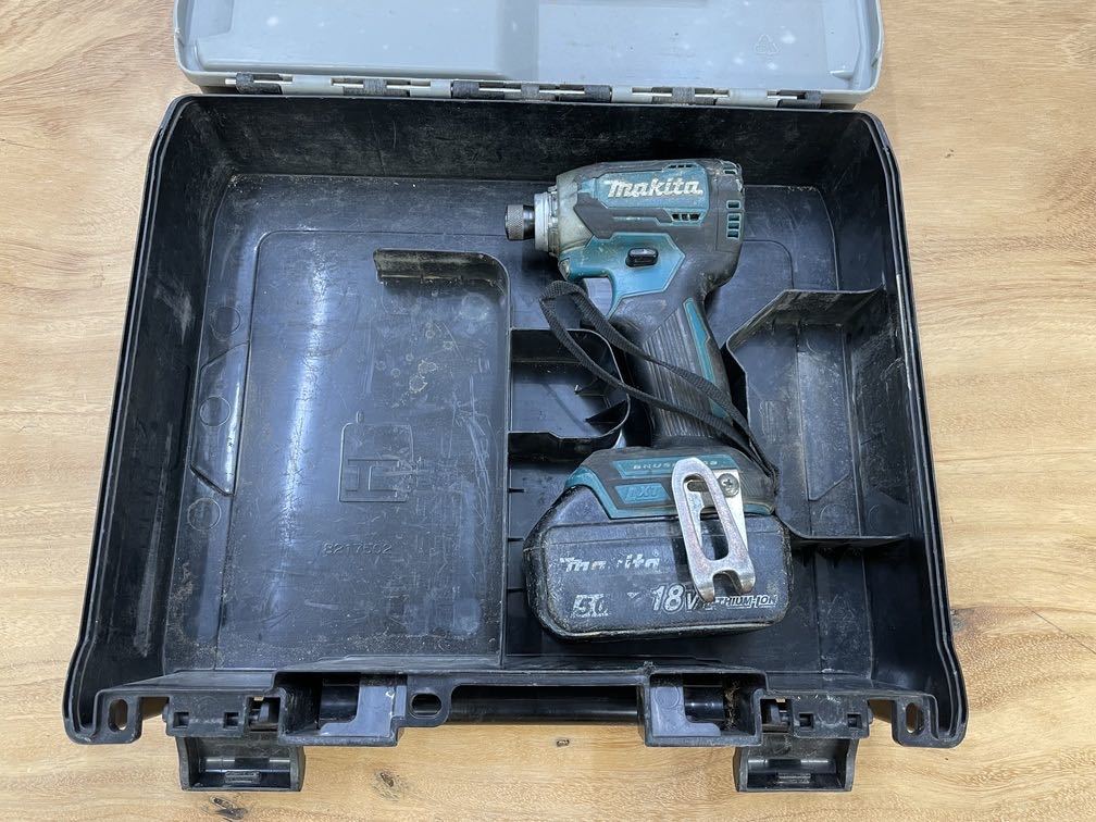 マキタ 充電式インパクトドライバ TD170D 純正バッテリBL1850 ジャンク