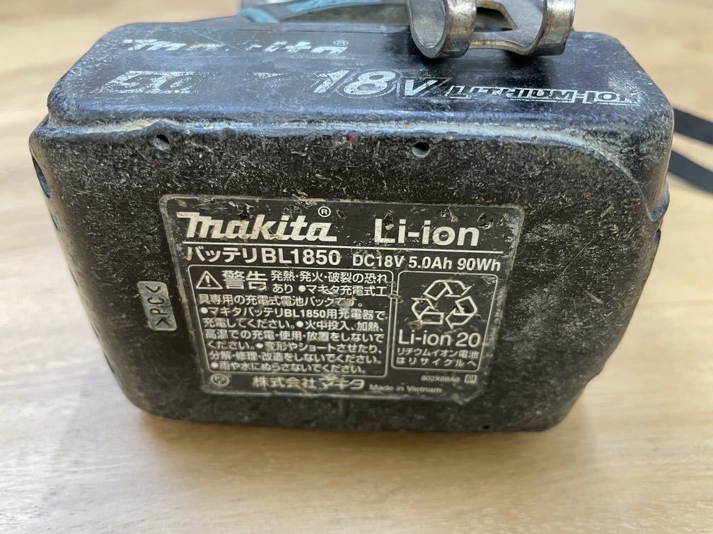 マキタ 充電式インパクトドライバ TD170D 純正バッテリBL1850 ジャンク