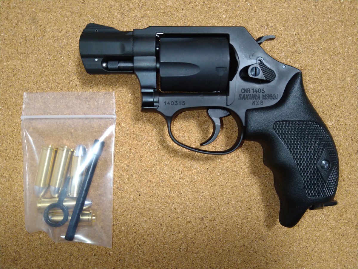 タナカ ワークス S&W M360J サクラ HW 未発火品 プロップ ステージガン仕様 TANAKA WORKS Jフレーム 警察拳銃