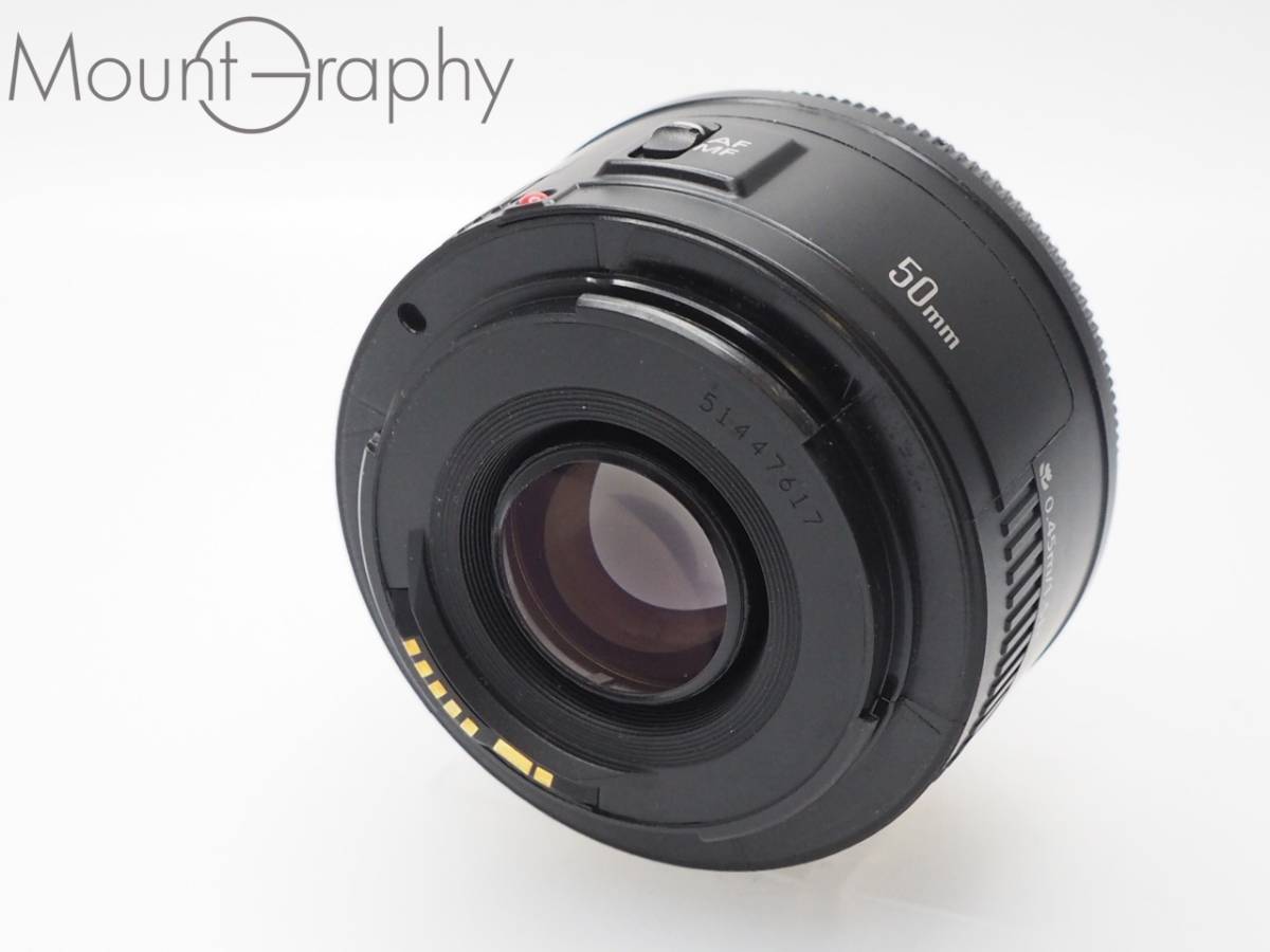 ☆極上美品☆ CANON キヤノン EF 50mm F1.8 II ☆完動品☆ 前後