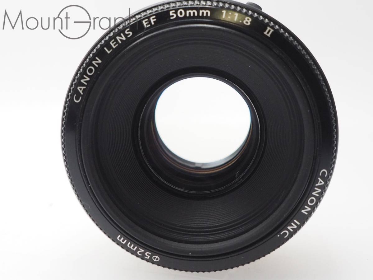 ☆極上美品☆ CANON キヤノン EF 50mm F1.8 II ☆完動品☆ 前後 