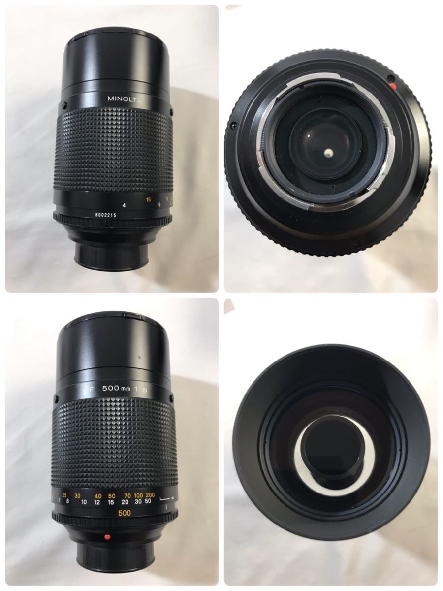 1000円~■★動作未確認★SONY α700 デジタル一眼レフカメラ MINOLTA RF 500mm AF 28-105 24-85 PROGRAM 5200i★okoy2110418★t7372_9
