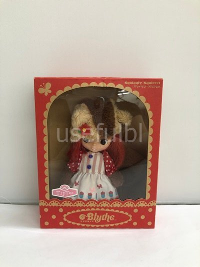 【プチブライス】Squiggly Squirrel スクイグリースクアレル　リス　赤髪　SY01-FY3