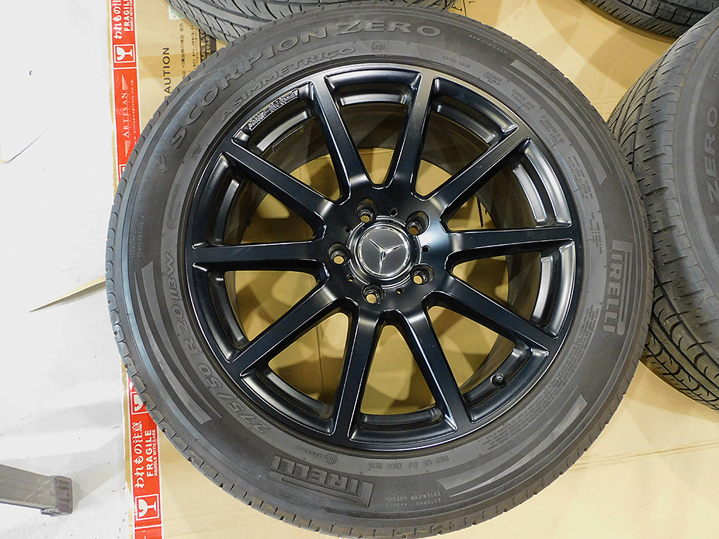 現行 W463A メルセデスAMG G63 純正ホイール マットブラック 20インチ 