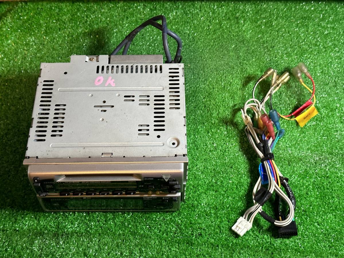 MDジャンク ケンウッド RX-670MD RD-360 1DIN+1DIN CD/MD スペアナ 