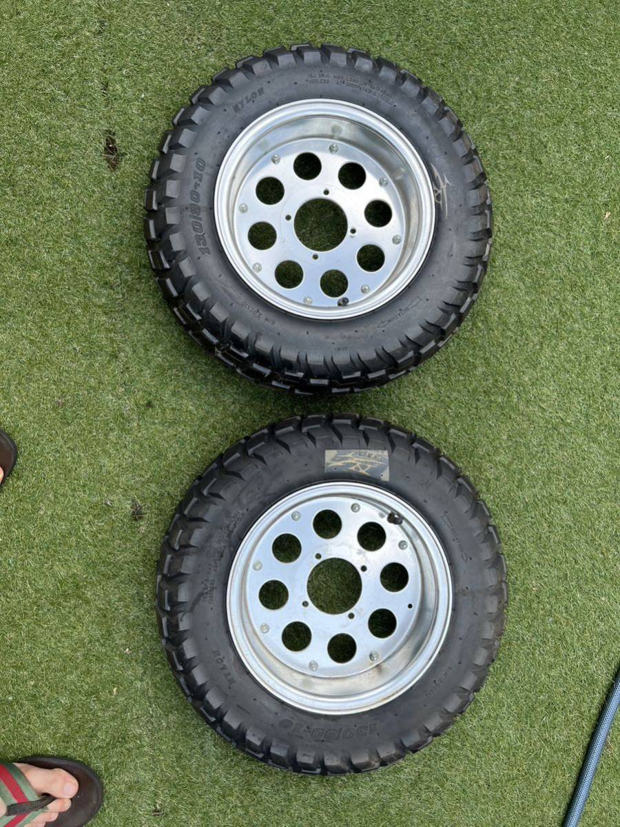モンキー | 前後セット タイヤほぼ新品 130⁄90-10 の 10インチホイール 