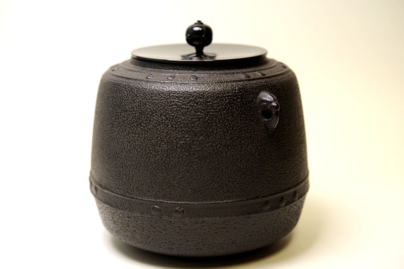 茶釜 釜師 菊池政光 小釜 万代屋釜 茶道具 木箱と紙箱付 奥州山形鋳物