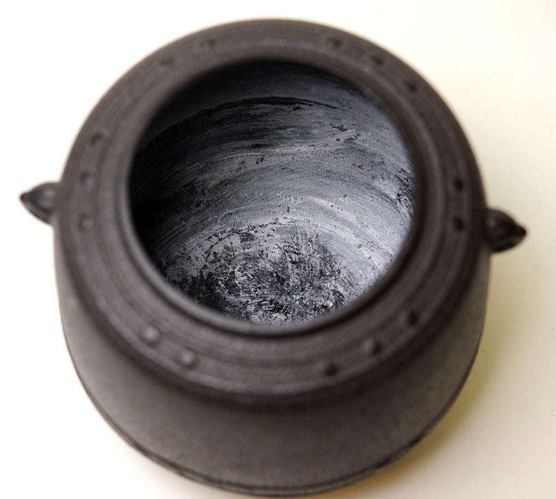 茶釜 釜師 菊池政光 小釜 万代屋釜 茶道具 木箱と紙箱付 奥州山形鋳物