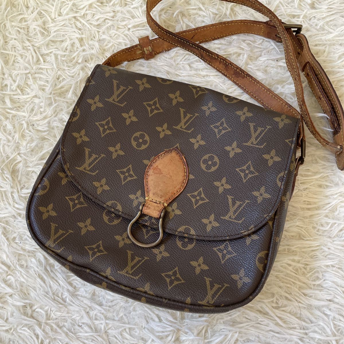ルイヴィトン LOUIS VUITTON ショルダーバッグ サンクルー モノグラム