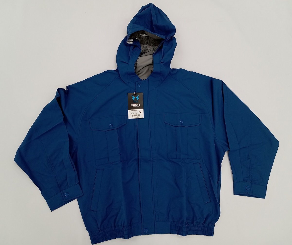  サンエス KU90800 チタン加工フード付き長袖ブルゾン 14ダークブルー 5L 在庫処分 空調服 服のみ KWS-561(ジャンパー、ブルゾン)｜売買されたオークション情報、yahooの商品情報をアーカイブ公開 ジャンパー、ブルゾン