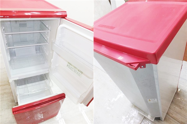 送料無料 T23345 SHARP ノンフロン冷凍冷蔵庫 135L SJ-14MC-R