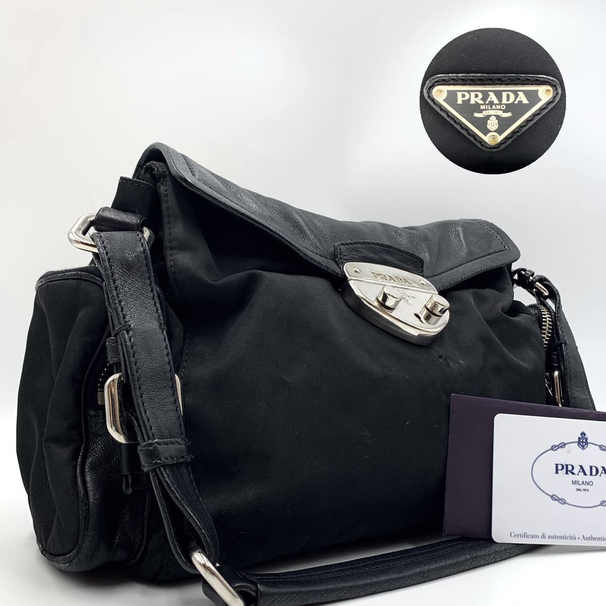 希少モデル】PRADA プラダ ショルダーバッグ ハンドバッグ 