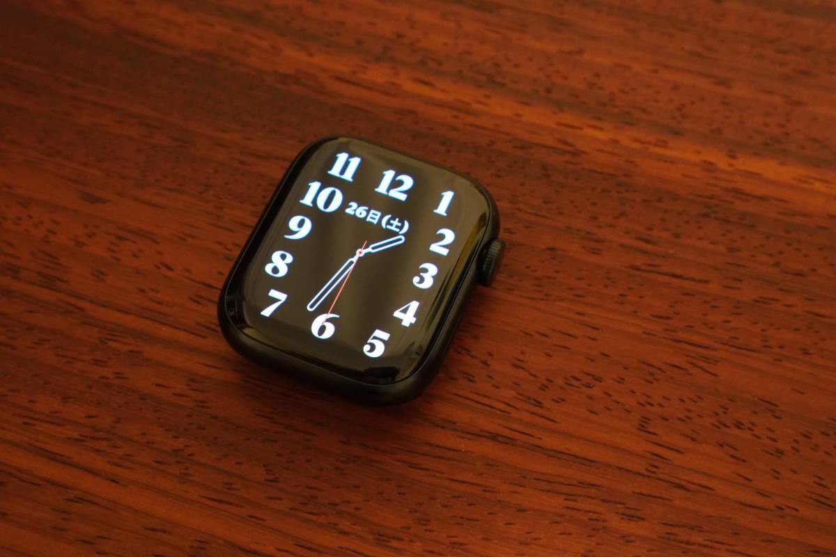 Apple Watch Series 8 GPSモデル 41mm ミッドナイトアルミニウムケース スポーツバンド MNP53J/A 美品