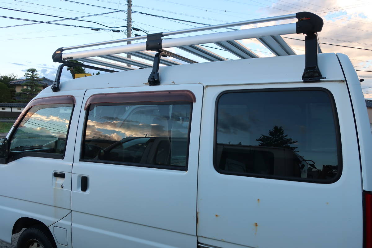 軽バン　ハコバン　ルーフキャリア　サンバーバンなど　引取り限定