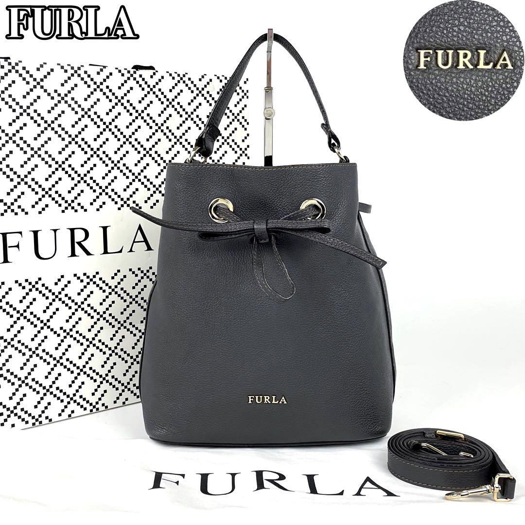美品○FURLA フルラ COSTANZA コスタンザ ショルダーバッグ 2way