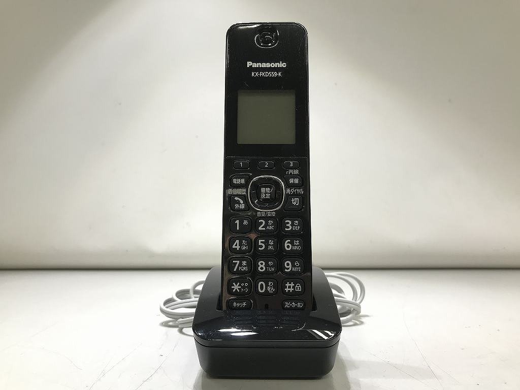 パナソニック Panasonic 電話機 子機 KX-FKD559-K パナソニック