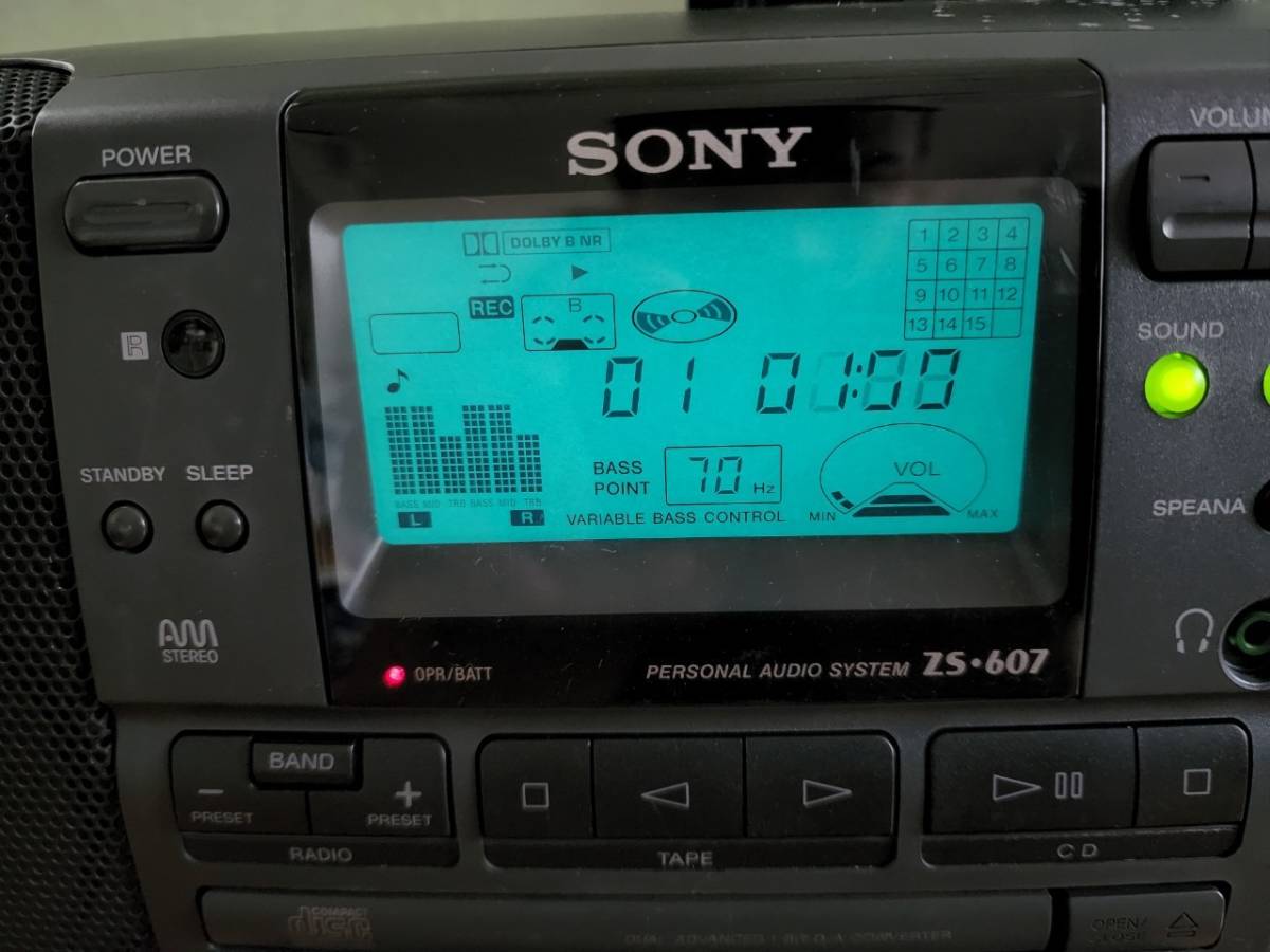 ソニー CDラジカセ ソナホーク ZS-607