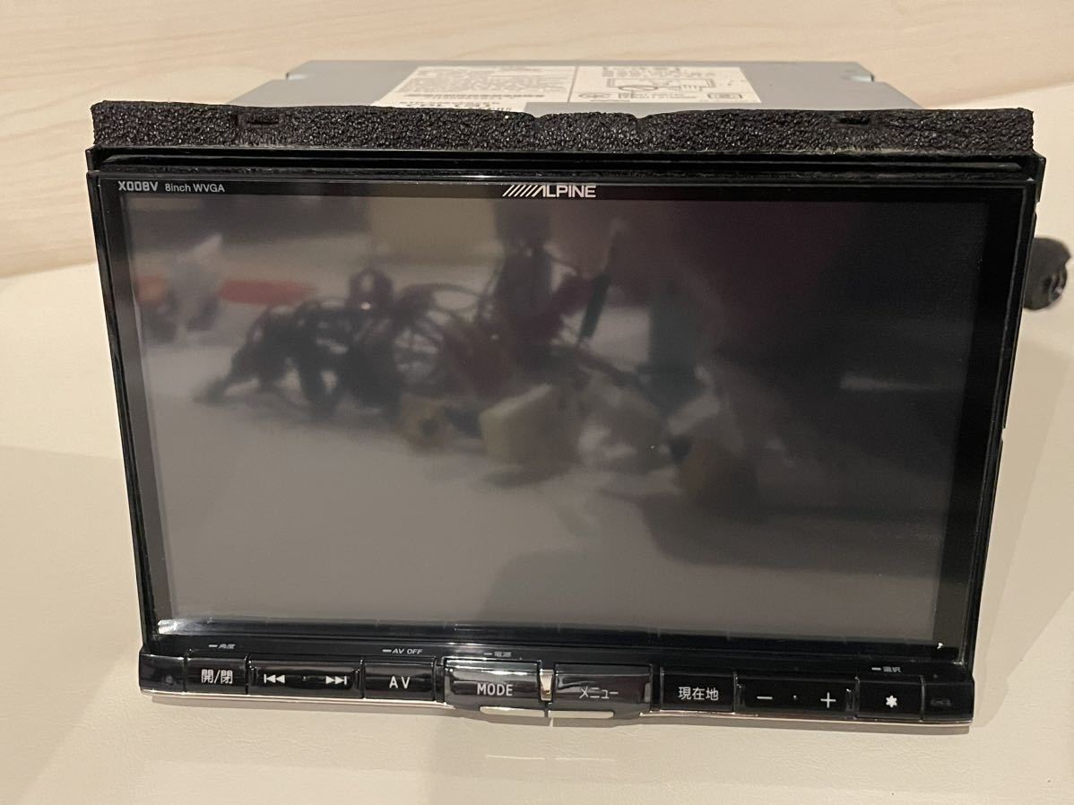 アルパイン ALPINE X008V 8インチナビ 中古 しょぼくれ