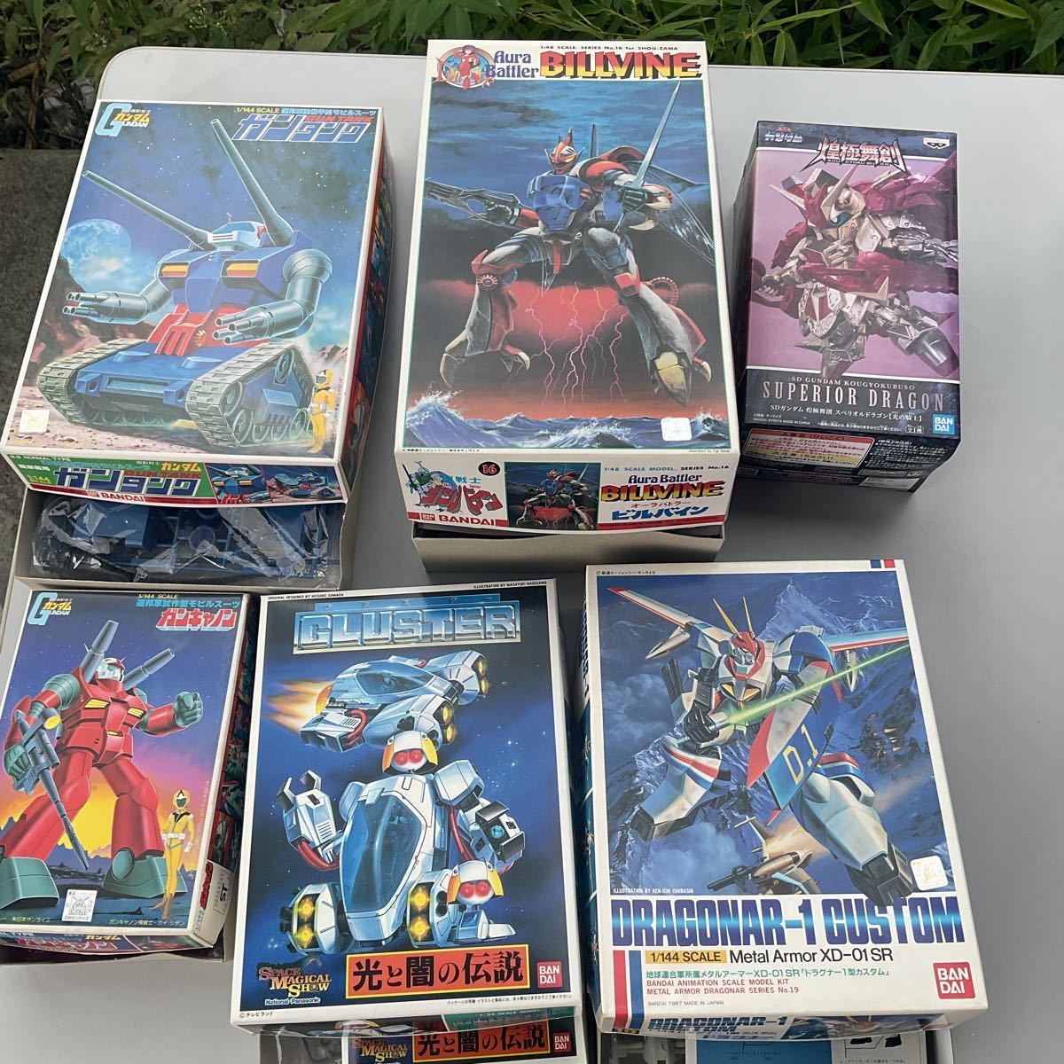 機動戦士ガンダム 未組立 6点 組み立て済み5点 途中組み立て 1点合計 機動戦士ガンダム 未組立 6点 組み立て済み5点 途中組み立て 1点合計