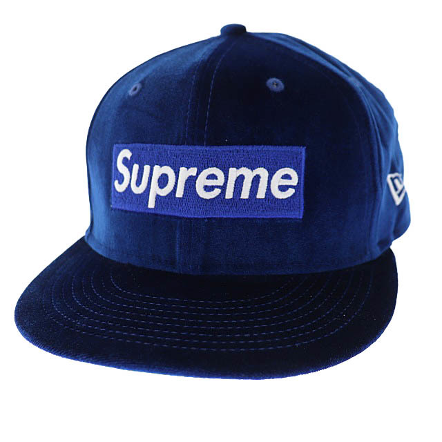シュプリーム SUPREME ×NEW ERA ニューエラ 22AW Velour Box Logo New
