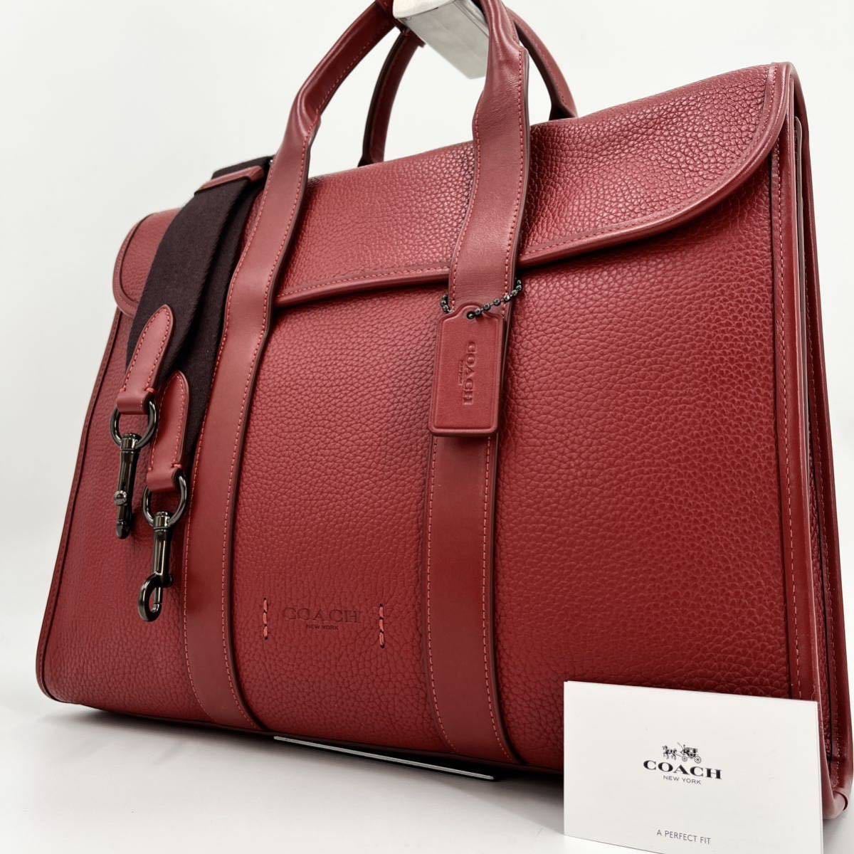 1円【 未使用級・現行品 】COACH コーチ ゴッサム ポートフォリオ