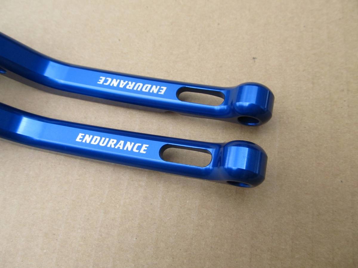 ENDURANCE/エンデュランス 6段階調整式ブレーキレバー ブルー ホンダ 