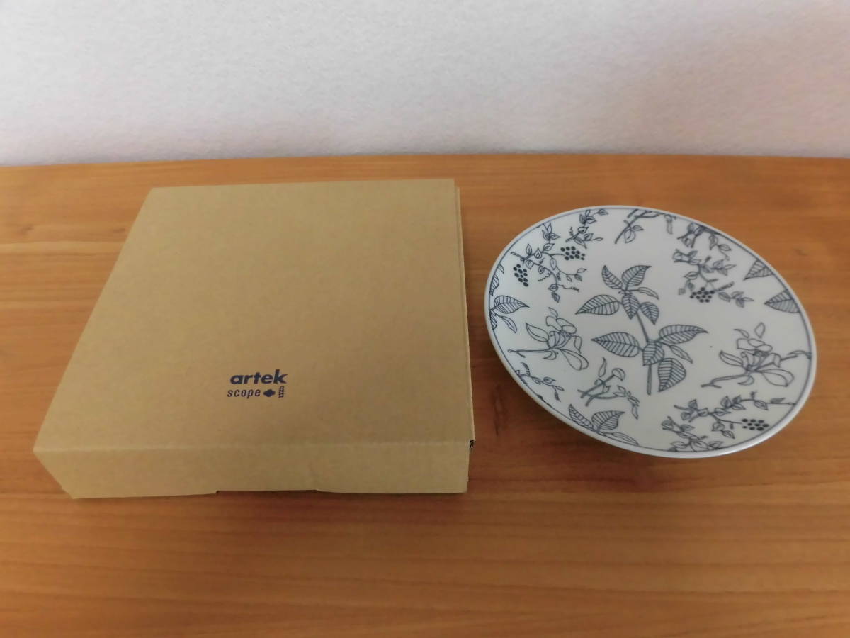 scope artek 東屋 六寸皿（SCOPE - 新品未使用 スコープ scope 六寸皿 