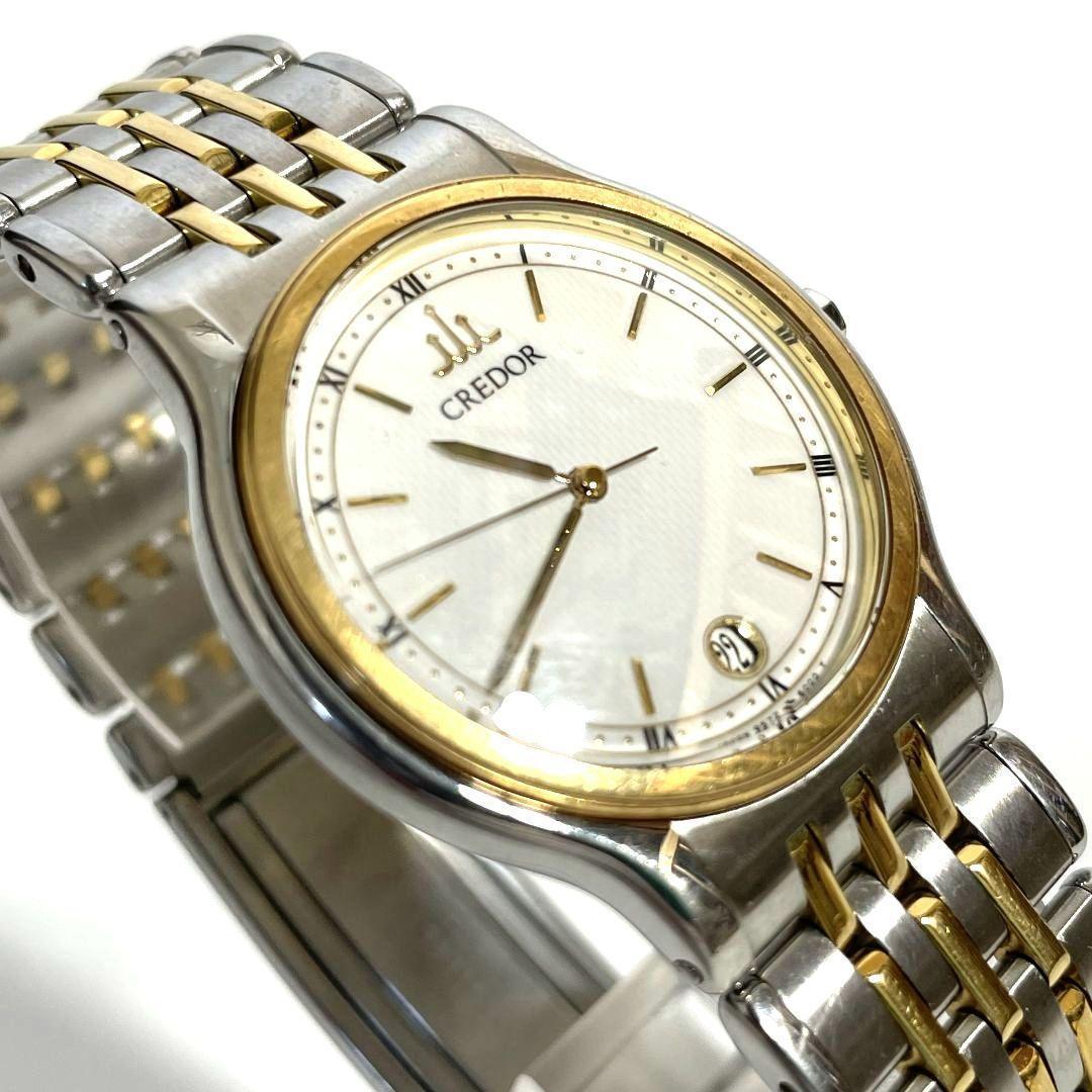 1円スタート SEIKO セイコー CREDOR クレドール 9572-6000 18KT ベゼル